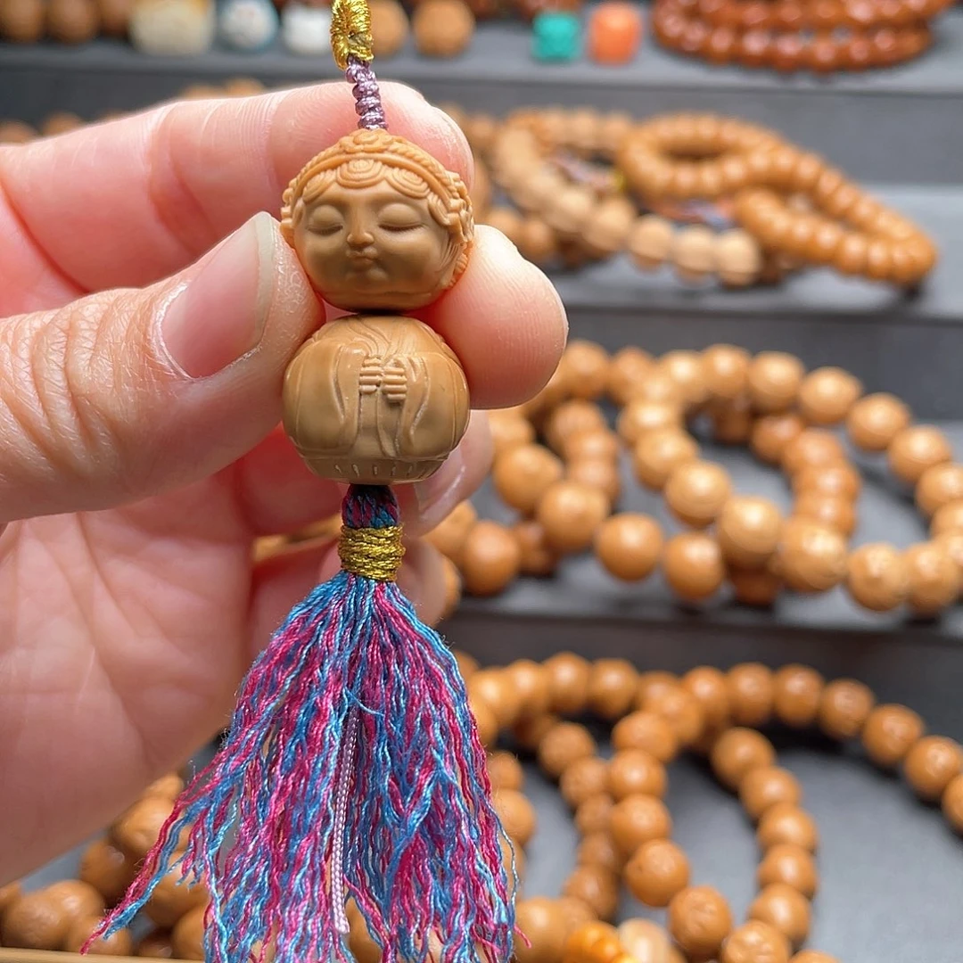 猴头核桃吊坠一**皮花旦提溜