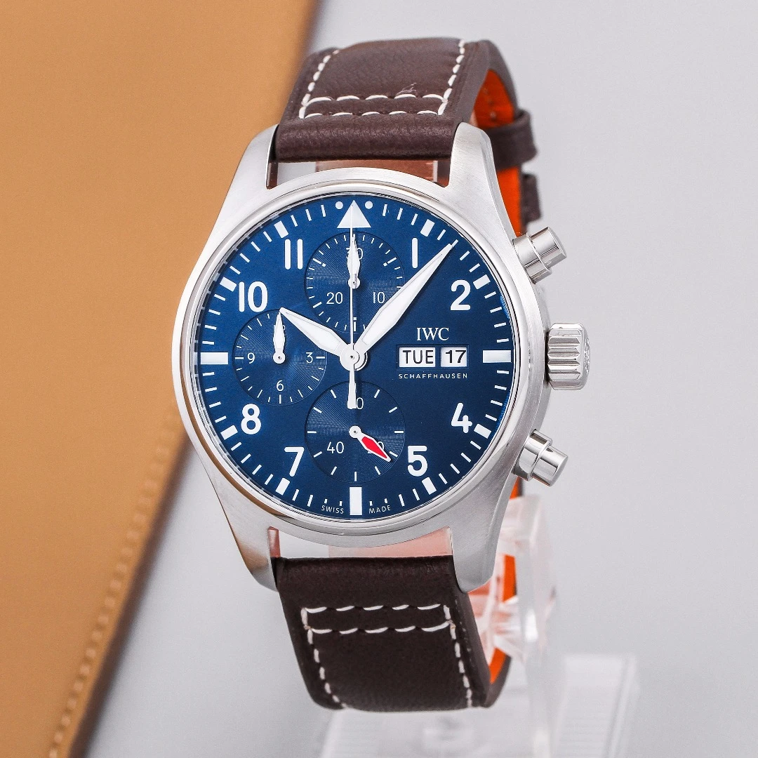 99新 IWC/万国 万国22年全套IW388101飞行员系列男士机械表