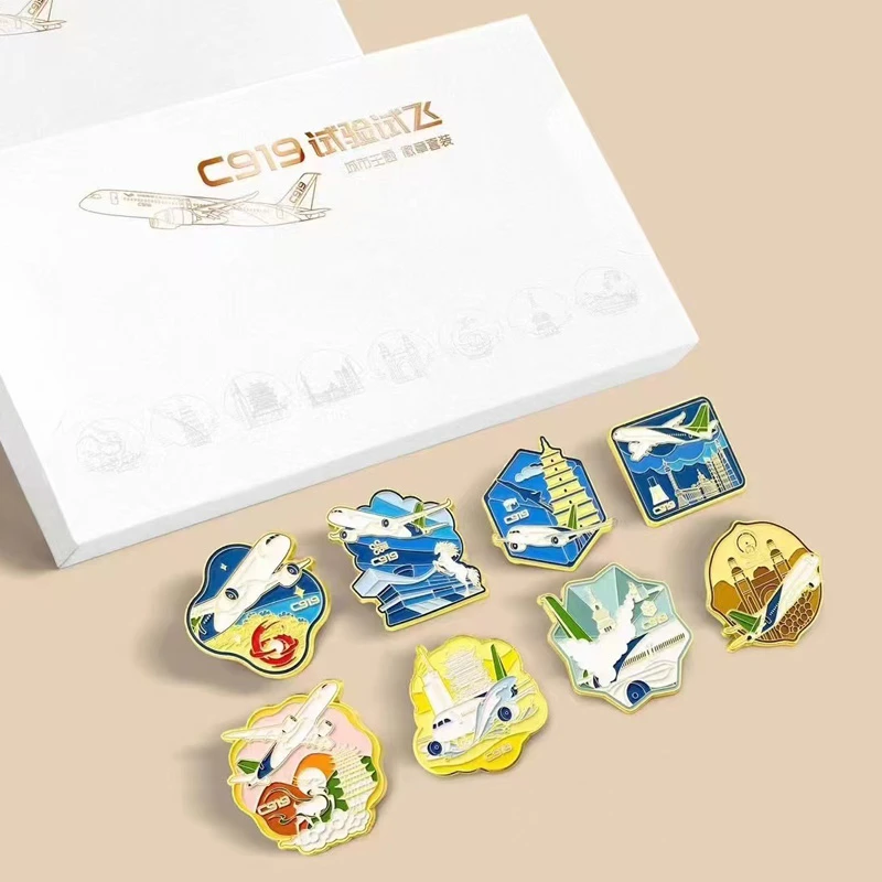 C919试验试飞城市主题徽章