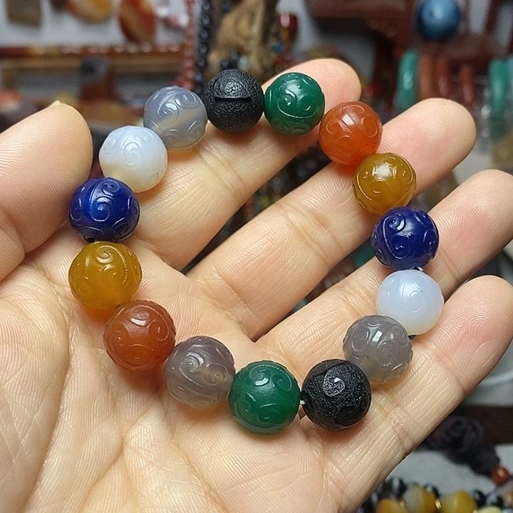 玛瑙/玉髓未镶嵌手链