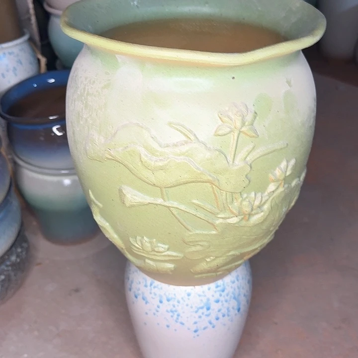 红陶微瑕花盆处理来啦