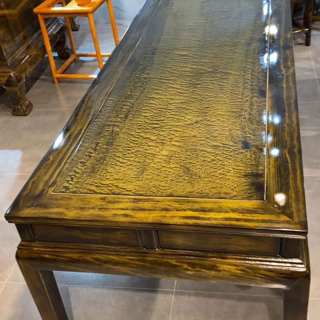 楠木茶桌八件套2.16米