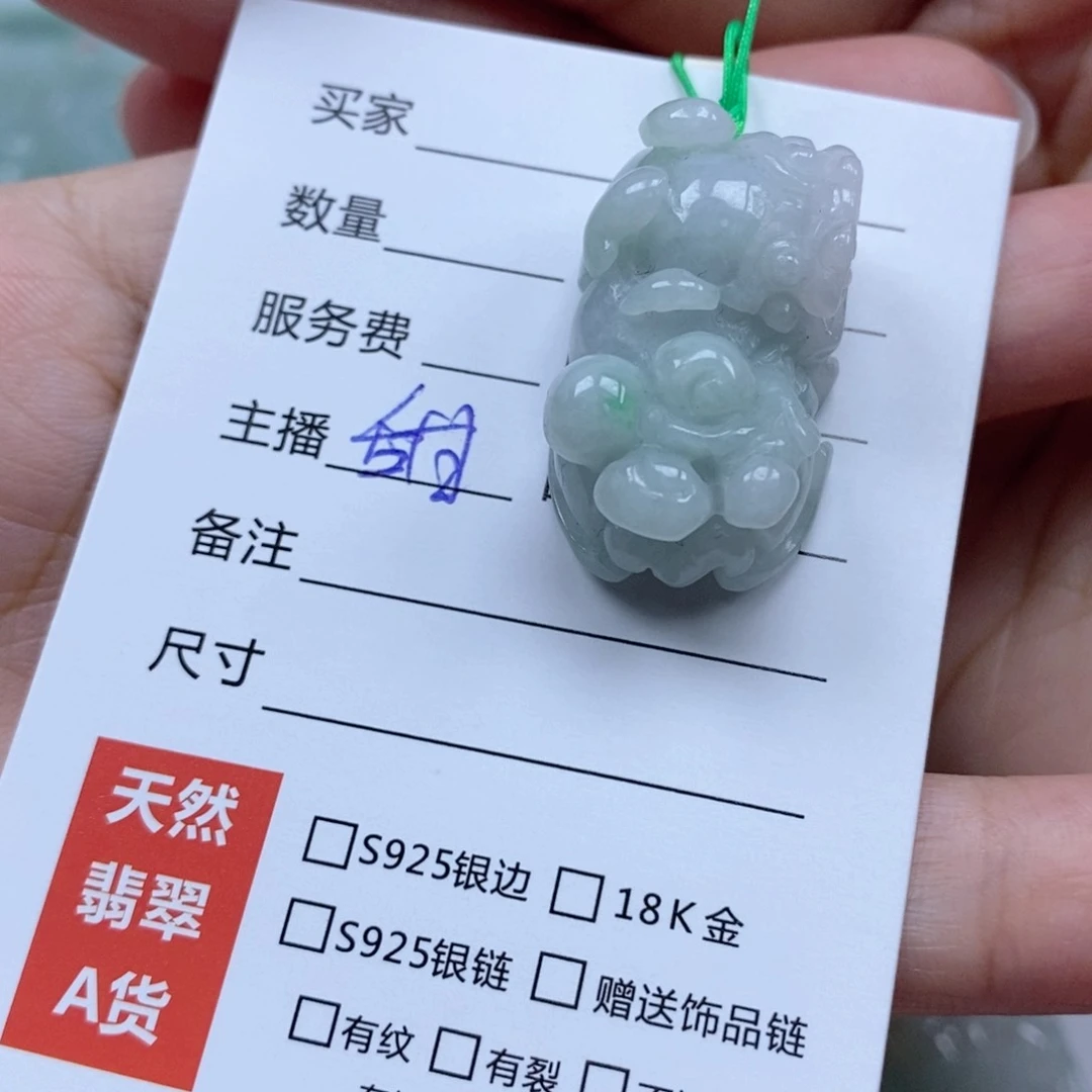 颈饰未镶嵌翡翠貔貅