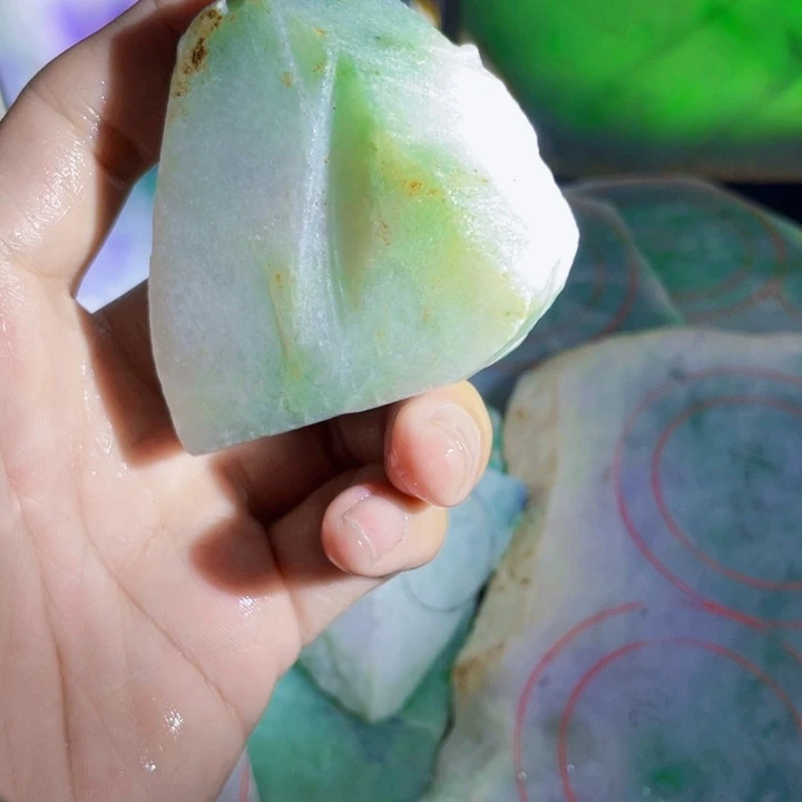 翡翠未镶嵌挂件把件
