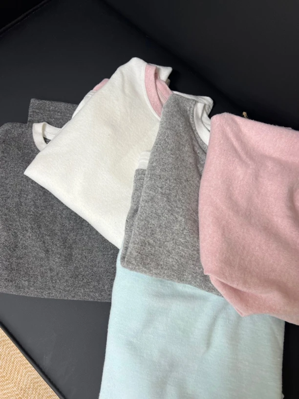 0066韩版时尚打底衫百搭撞色T恤