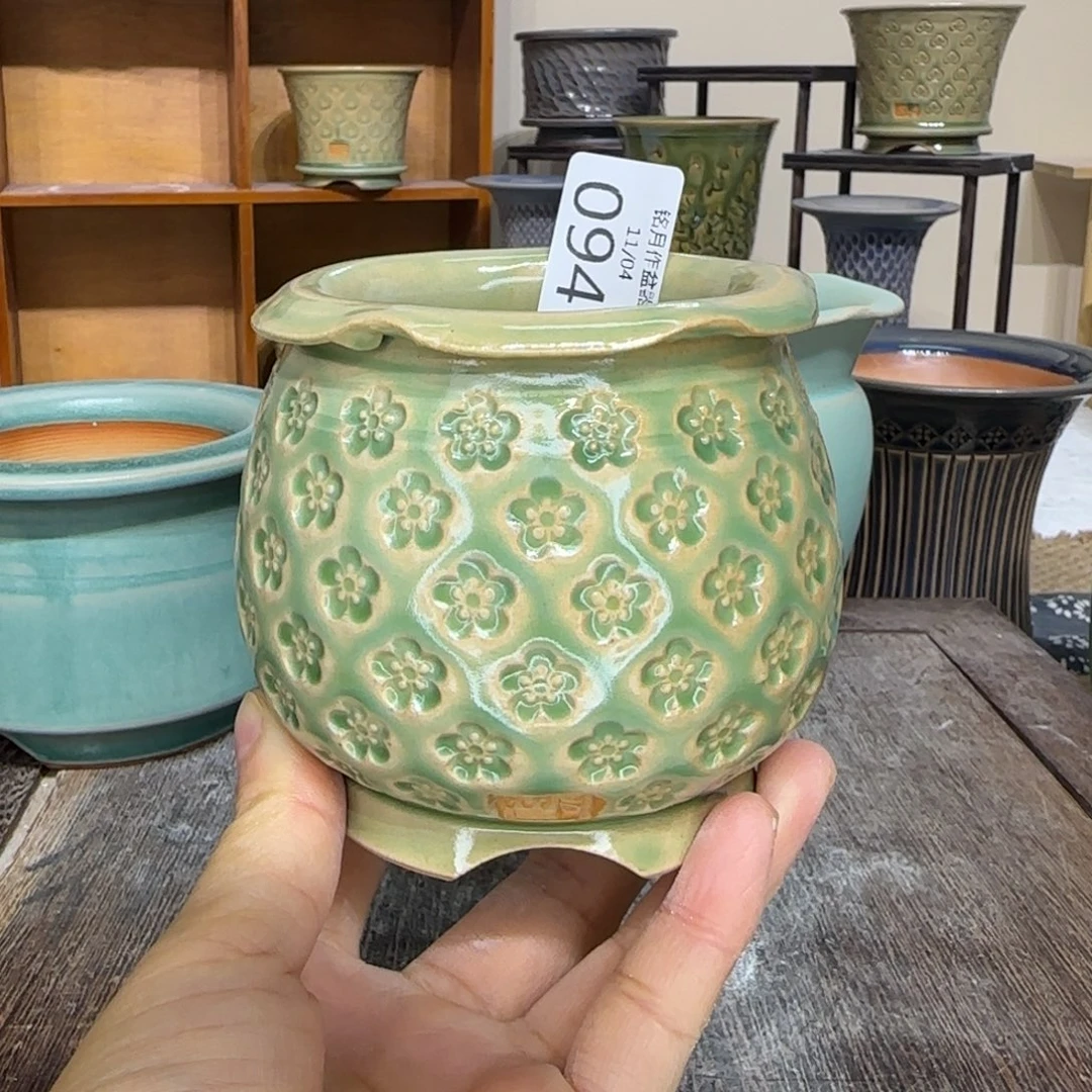 铭月作盆器 11/04 094 口径 5..5cm