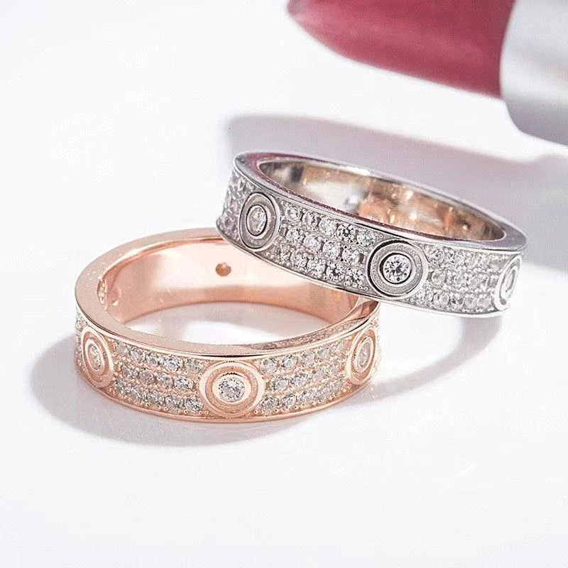 合金戒指  【镀K戒指】  满天星宽版戒指