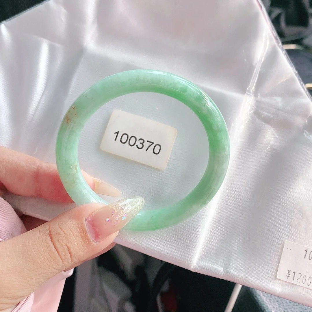 未镶嵌手镯翡翠51 天然缅甸a货翡翠0370