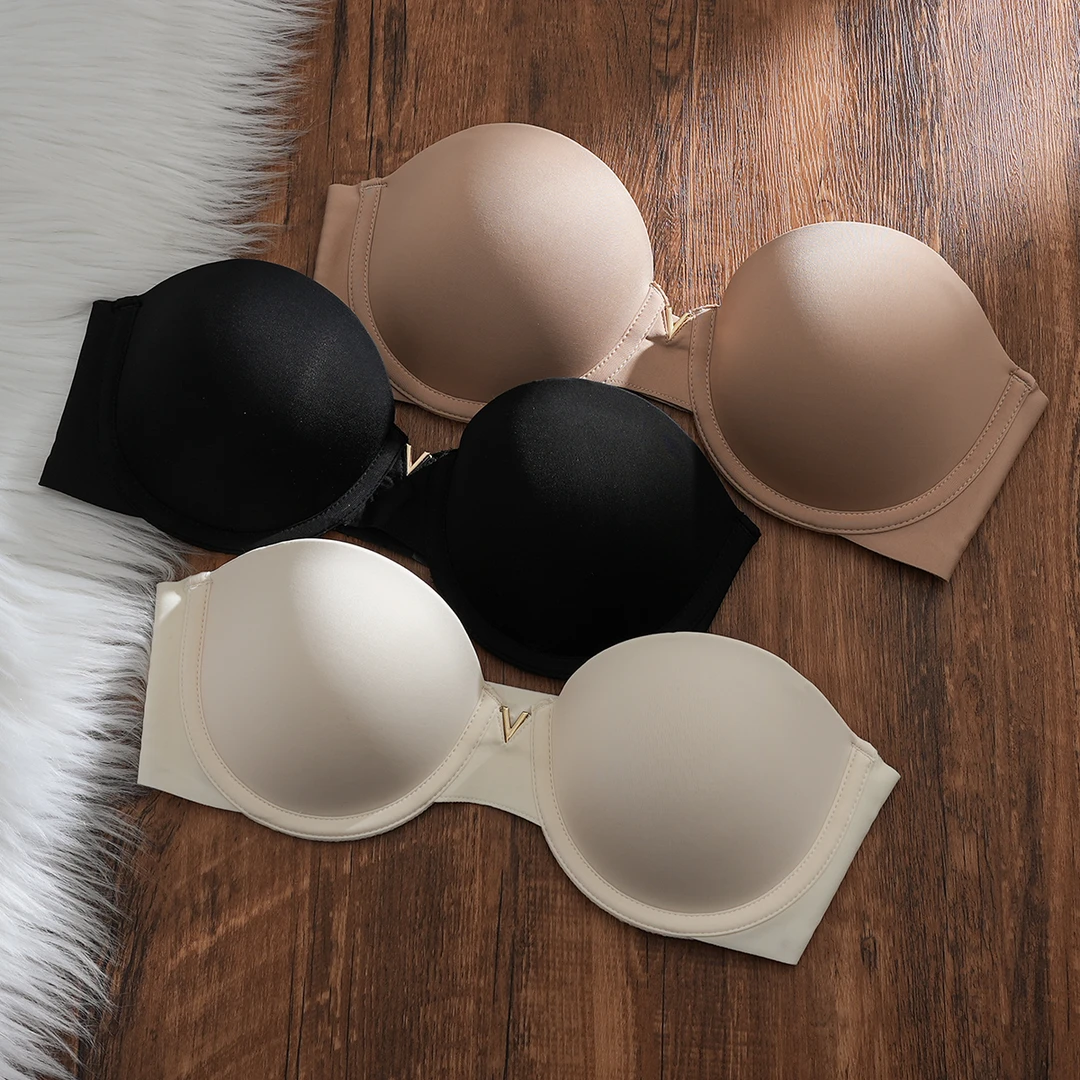 【502无肩带升级款】小C小K同款薄杯内衣 8189