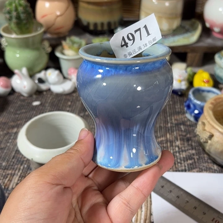 口5高8 手工花盆满30包邮