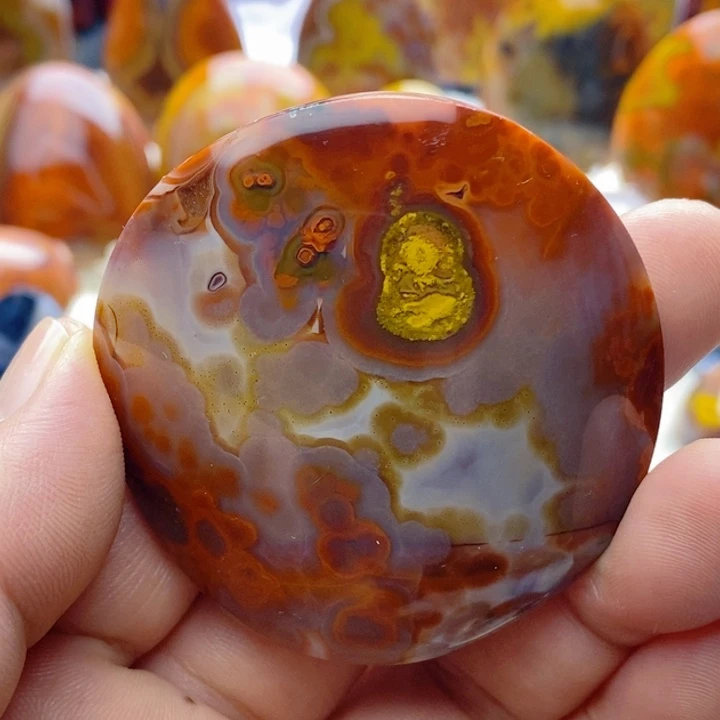 玛瑙/玉髓未镶嵌宣化战国红玛瑙无事牌