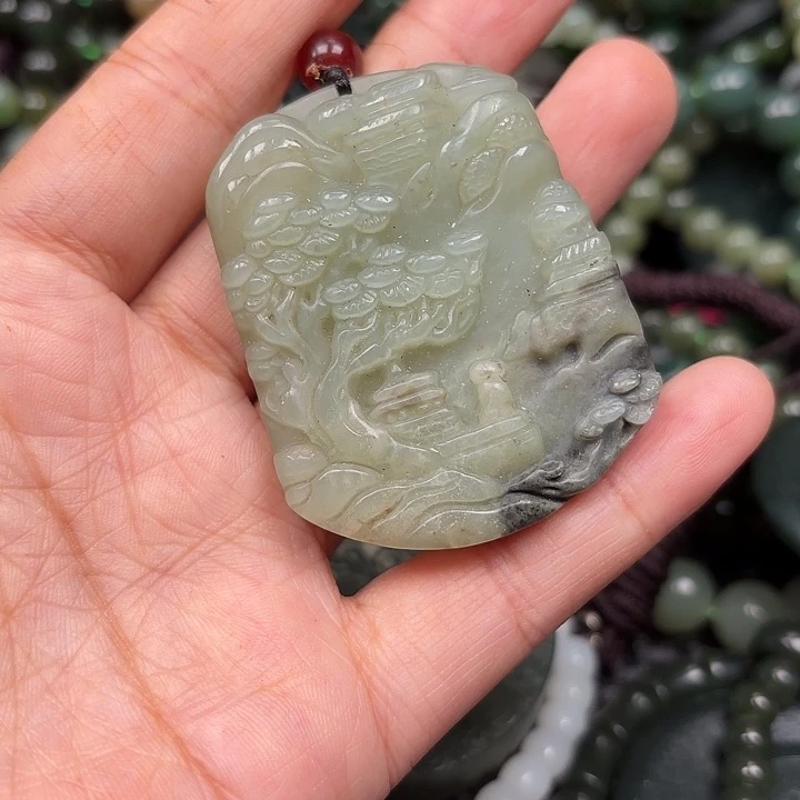 颈饰未镶嵌和田玉
