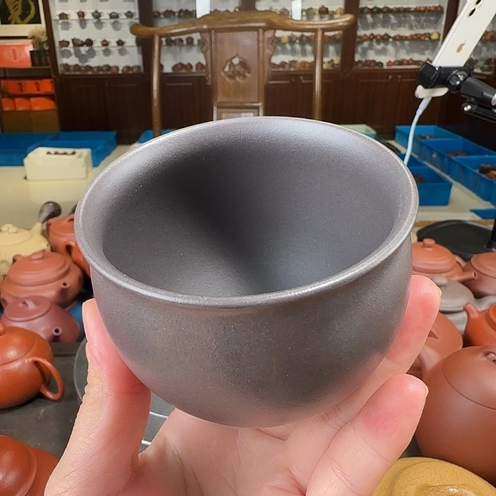 茶壶紫砂主人杯天青