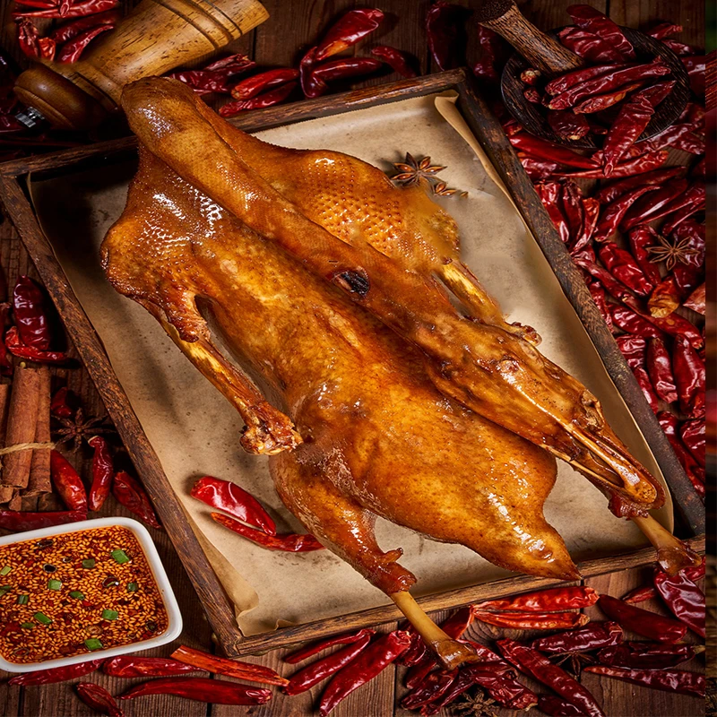 荣昌卤鹅整只3斤礼盒装卤味熟食手撕即食地方特色美食店铺卤味