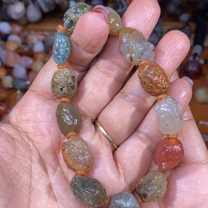 玛瑙/玉髓珠宝半成品未镶嵌新**始