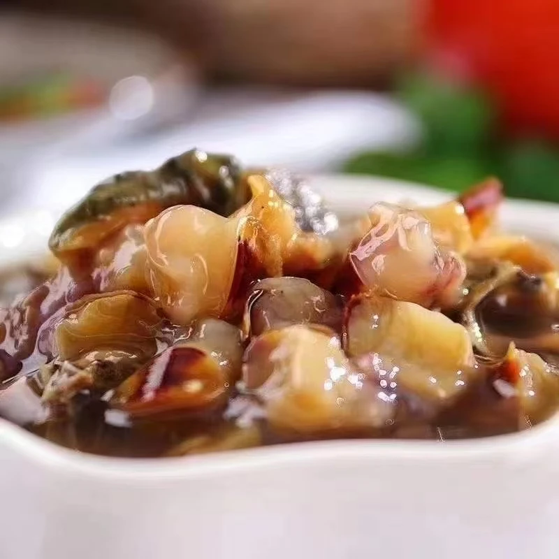 玖儿生鲜 嵊泗大辣螺酱 宁波特产醉辣螺 开盖即食 250g/瓶