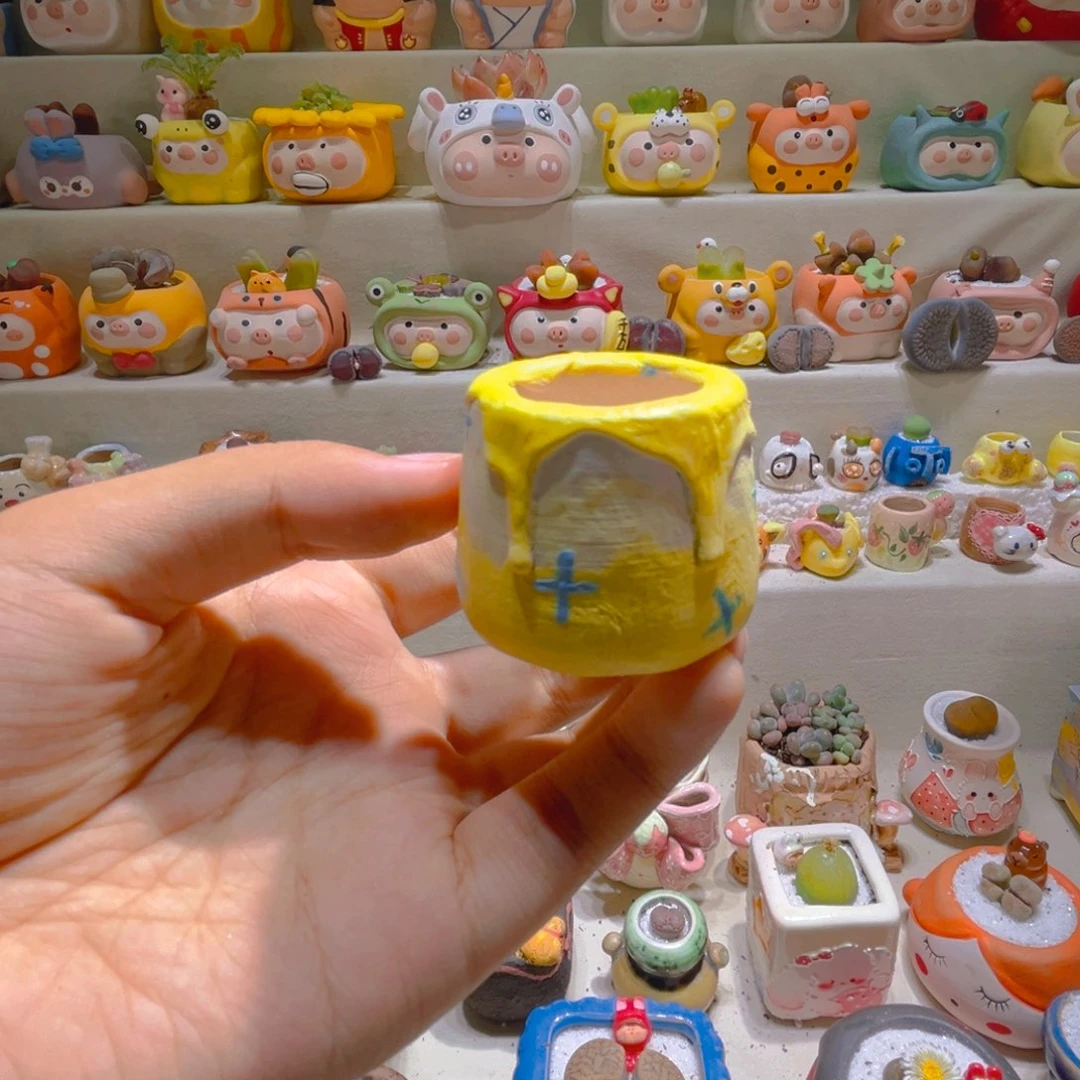 072纯手工制作重工盆盆