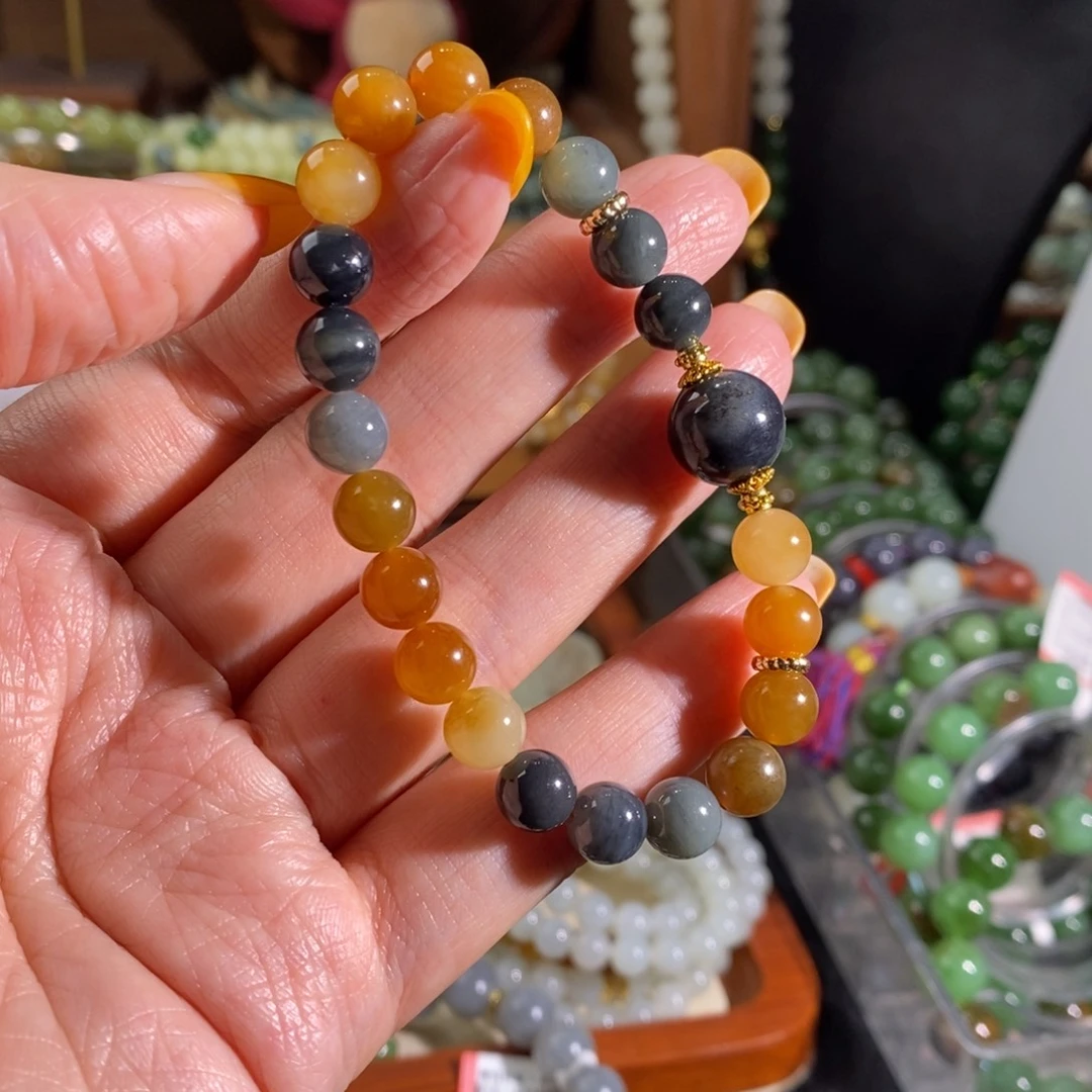 和田玉未镶嵌手链