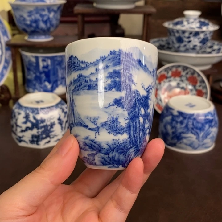 有***疵景德镇陶瓷手工手绘