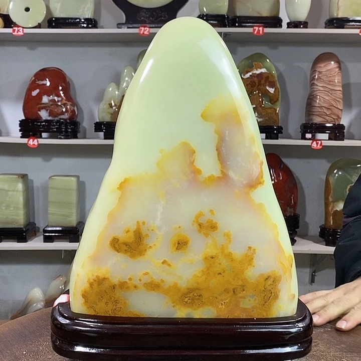 石材天然原石摆件