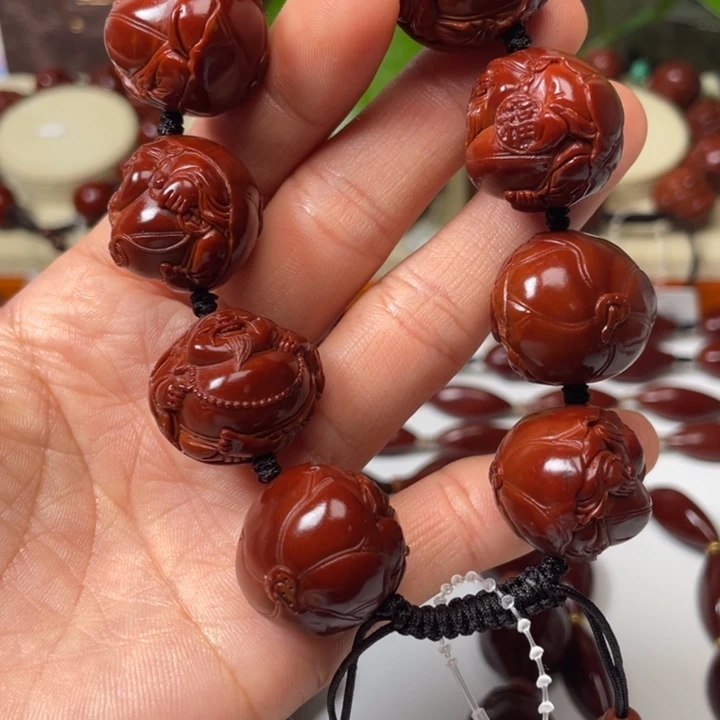 手串/手链橄榄核和*包浆玉化