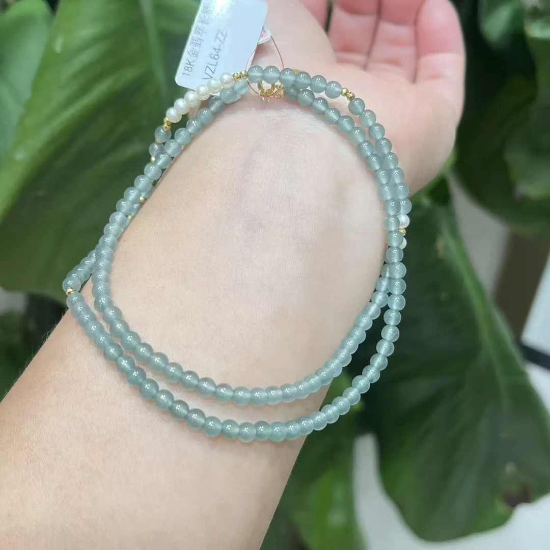 么么珠宝/翡翠危料珠链/0909YL02/多样性发1
