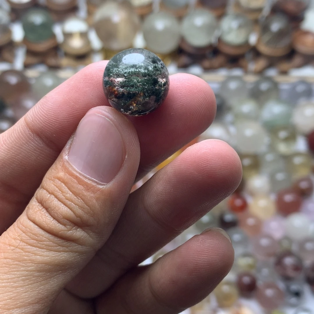 水晶珠宝半成品未镶嵌幽灵球