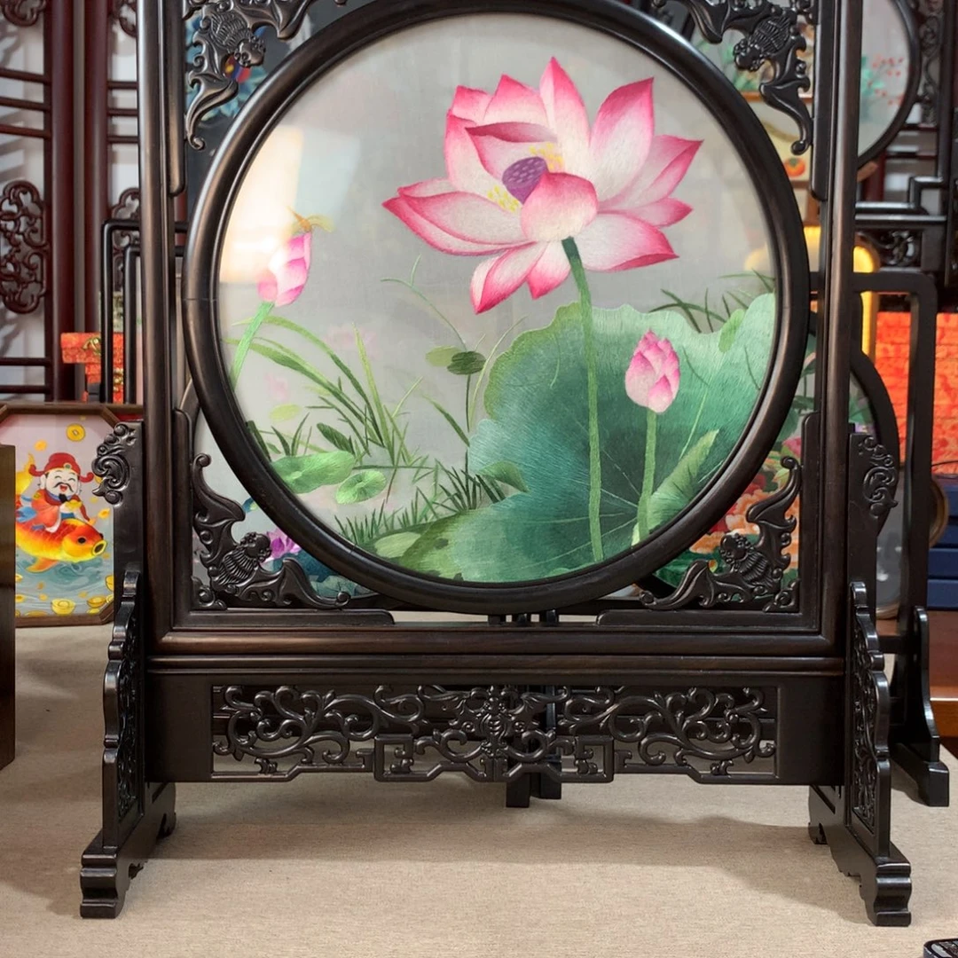 木双面异色精品苏绣