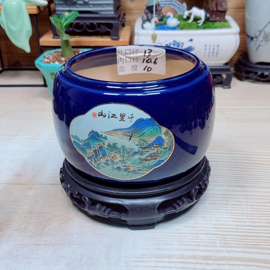 瓷片陶瓷花盆陶瓷艺术