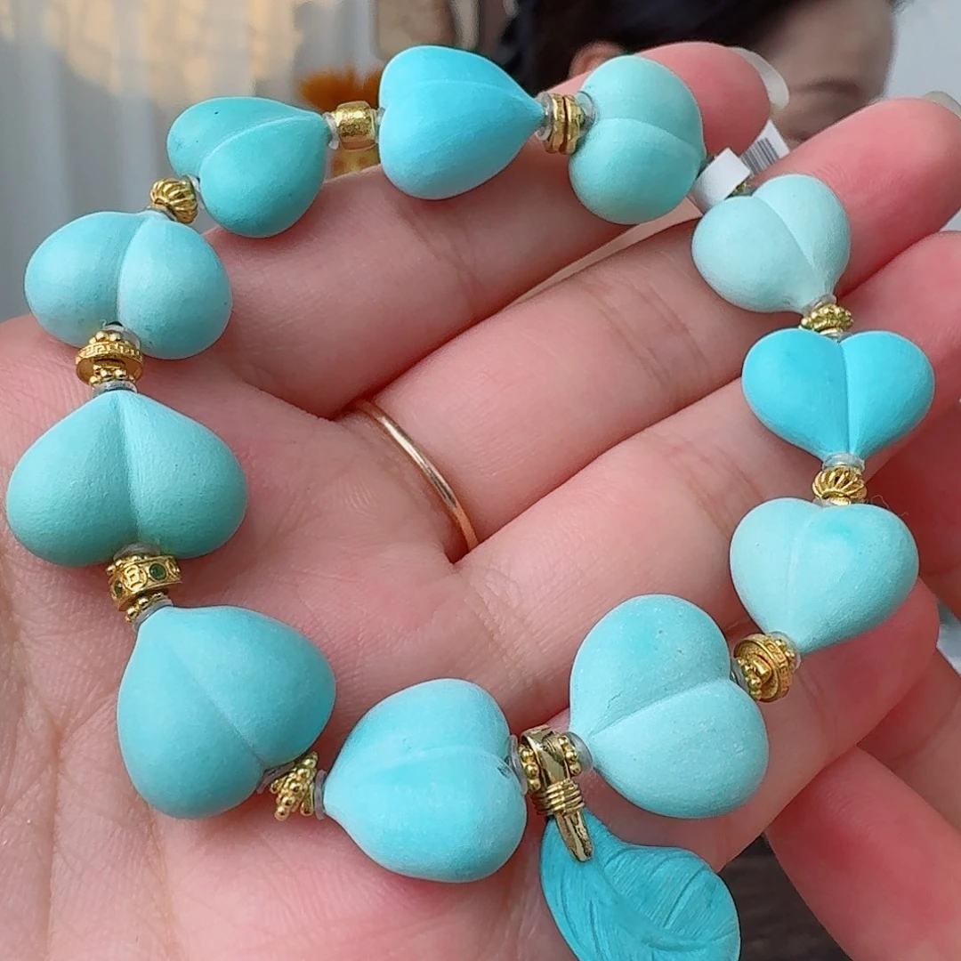 未镶嵌绿松石珠宝奇石