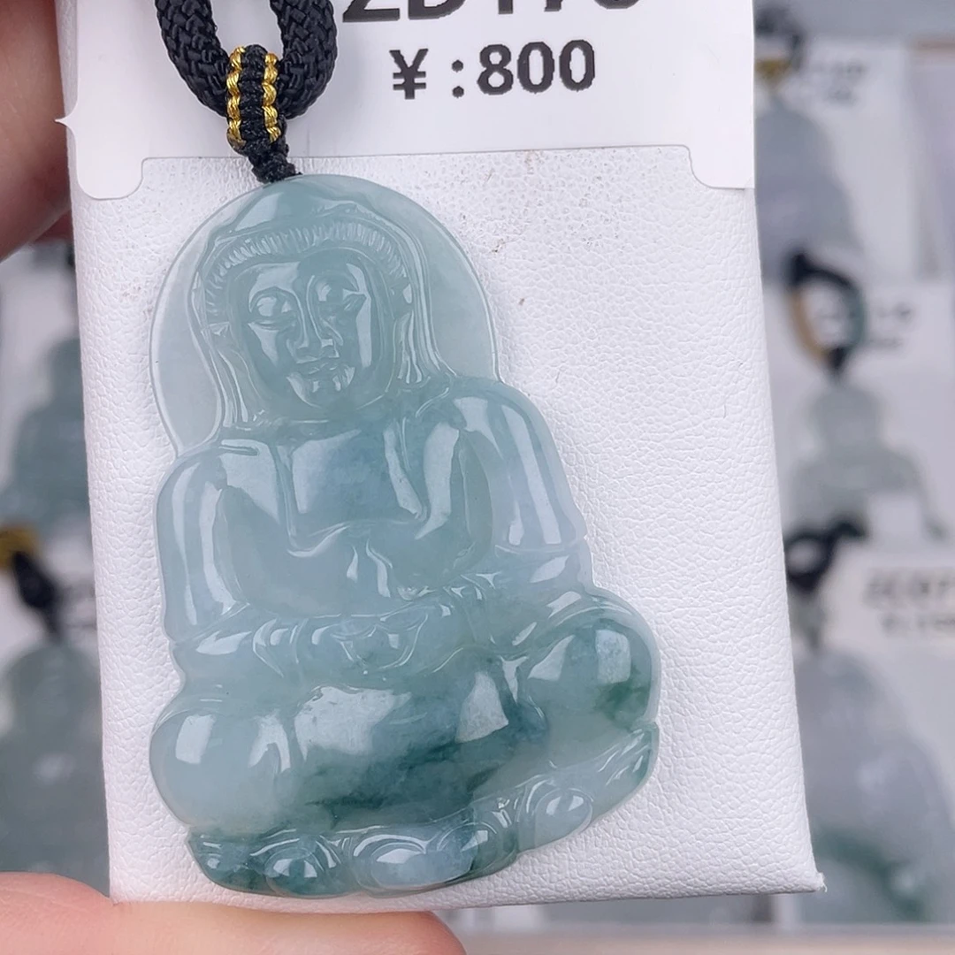 翡翠未镶嵌颈饰zd178