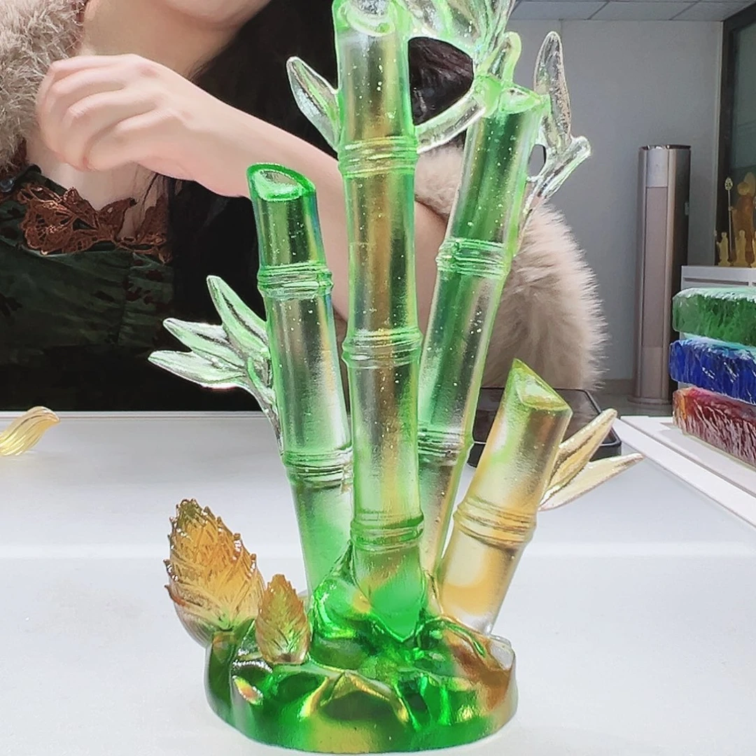 【闪购商品】手工艺品琉璃竹子，节节高升