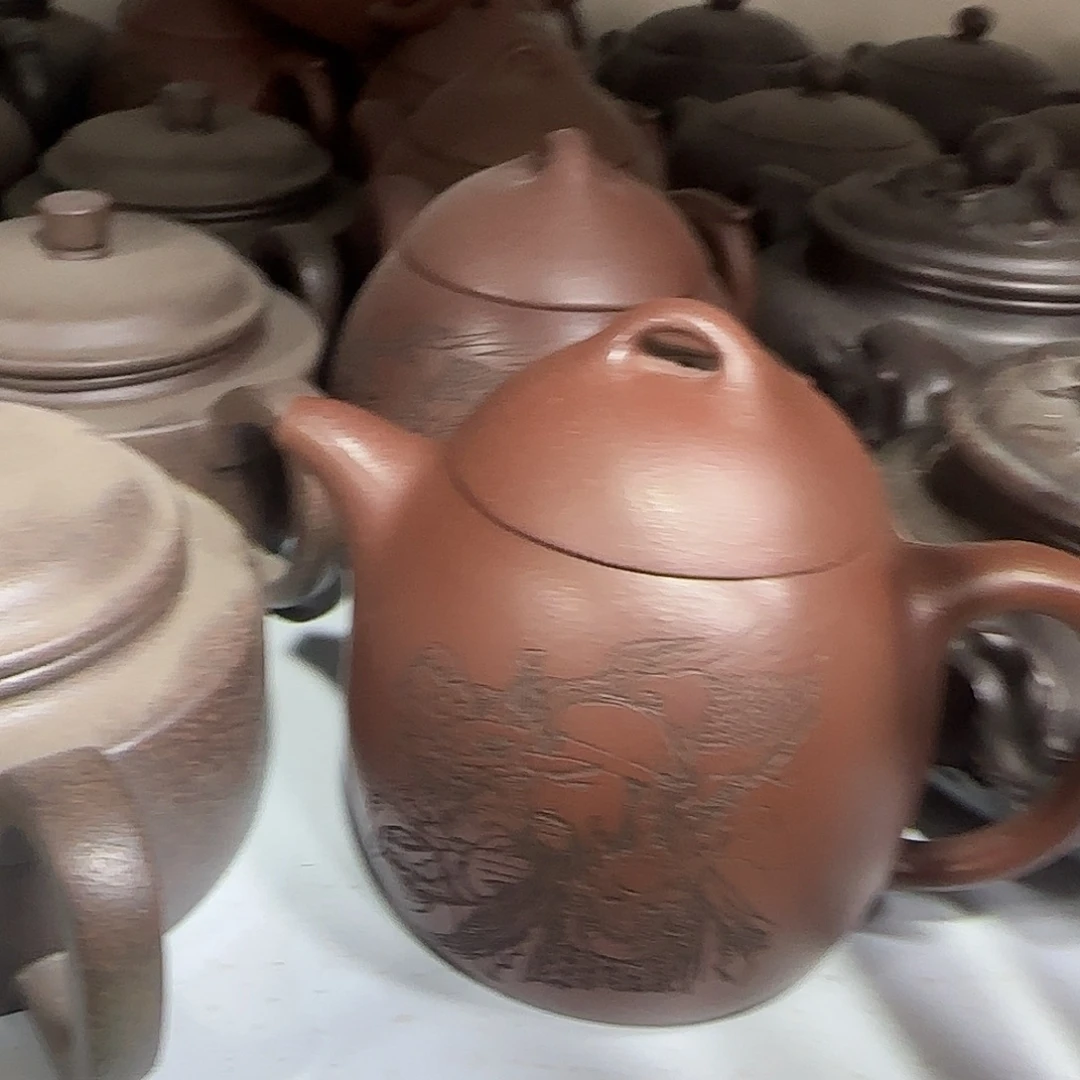 茶壶紫砂民间手艺人全手工制作