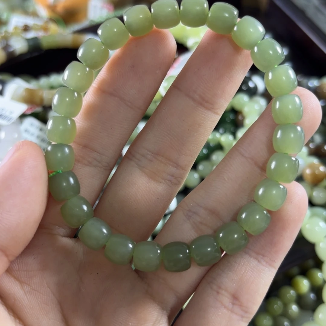 和田玉未镶嵌手链173