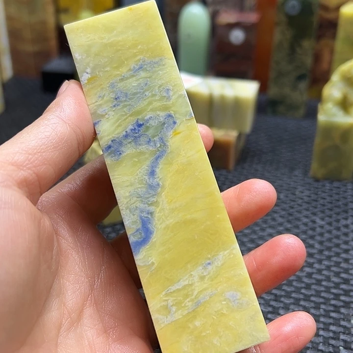 左***华青田石印章石印章石