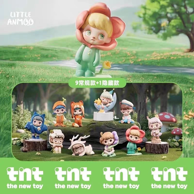 TNTSPACE正版anmoo阿默侧耳倾听盲盒可爱摆件公仔手办潮流礼物女