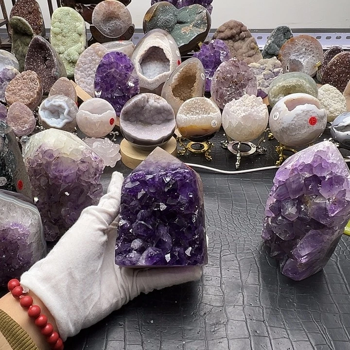 水晶珠宝半成品未镶嵌