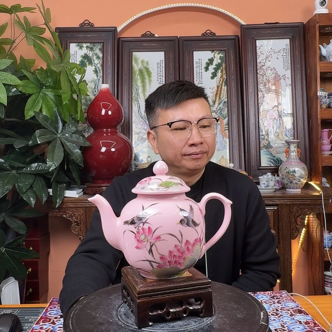 陶摆件景德镇陶瓷手工壶