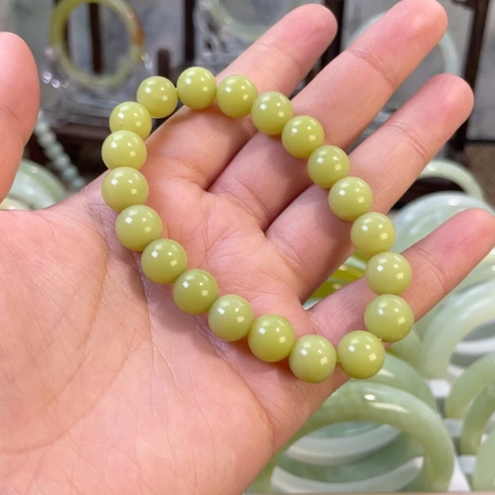 未镶嵌岫玉手镯手串