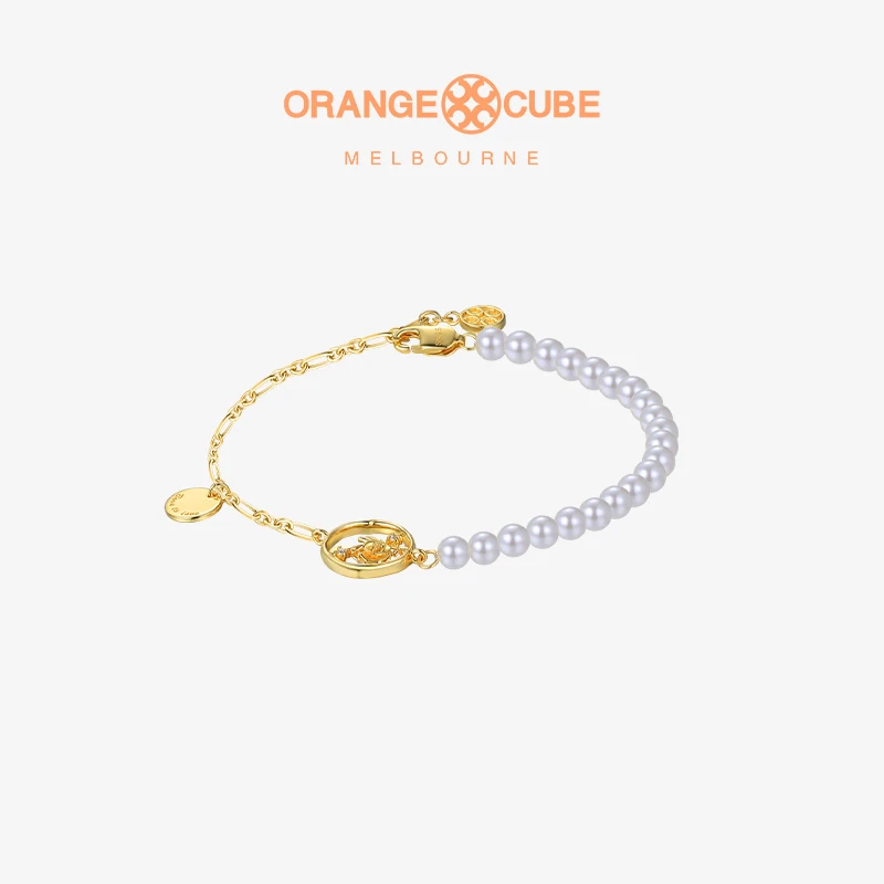 OrangeCube 925银仿珍珠手链 情书手链气质毕业季时尚