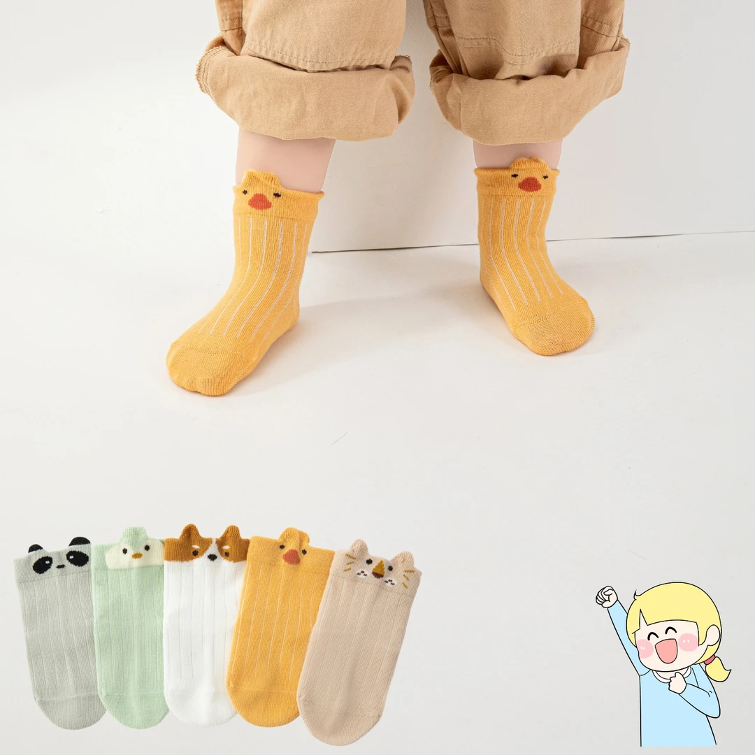 可爱卡通透气宝宝婴儿袜子夏季薄款新生儿袜子0-3个月超儿童袜子