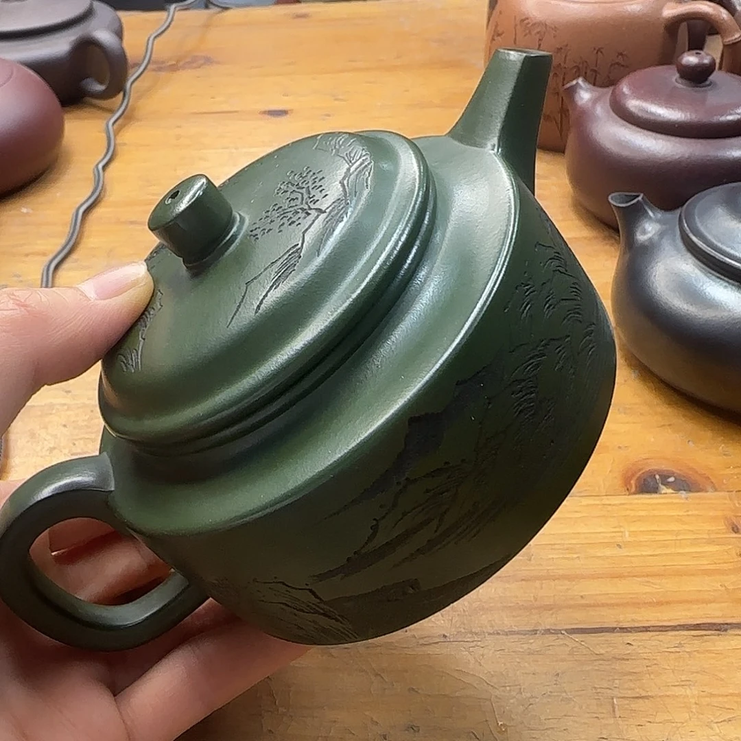 紫砂茶壶民间手艺人全手工制作
