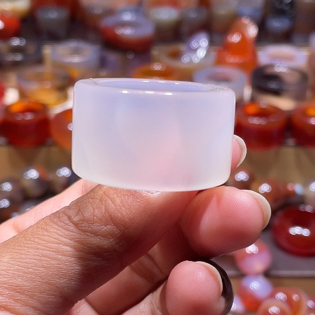 相***彤玛瑙/玉髓未镶嵌手链22.2