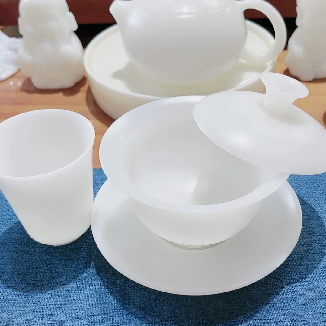 瓷片素烧璞玉130cc送1个90ccc