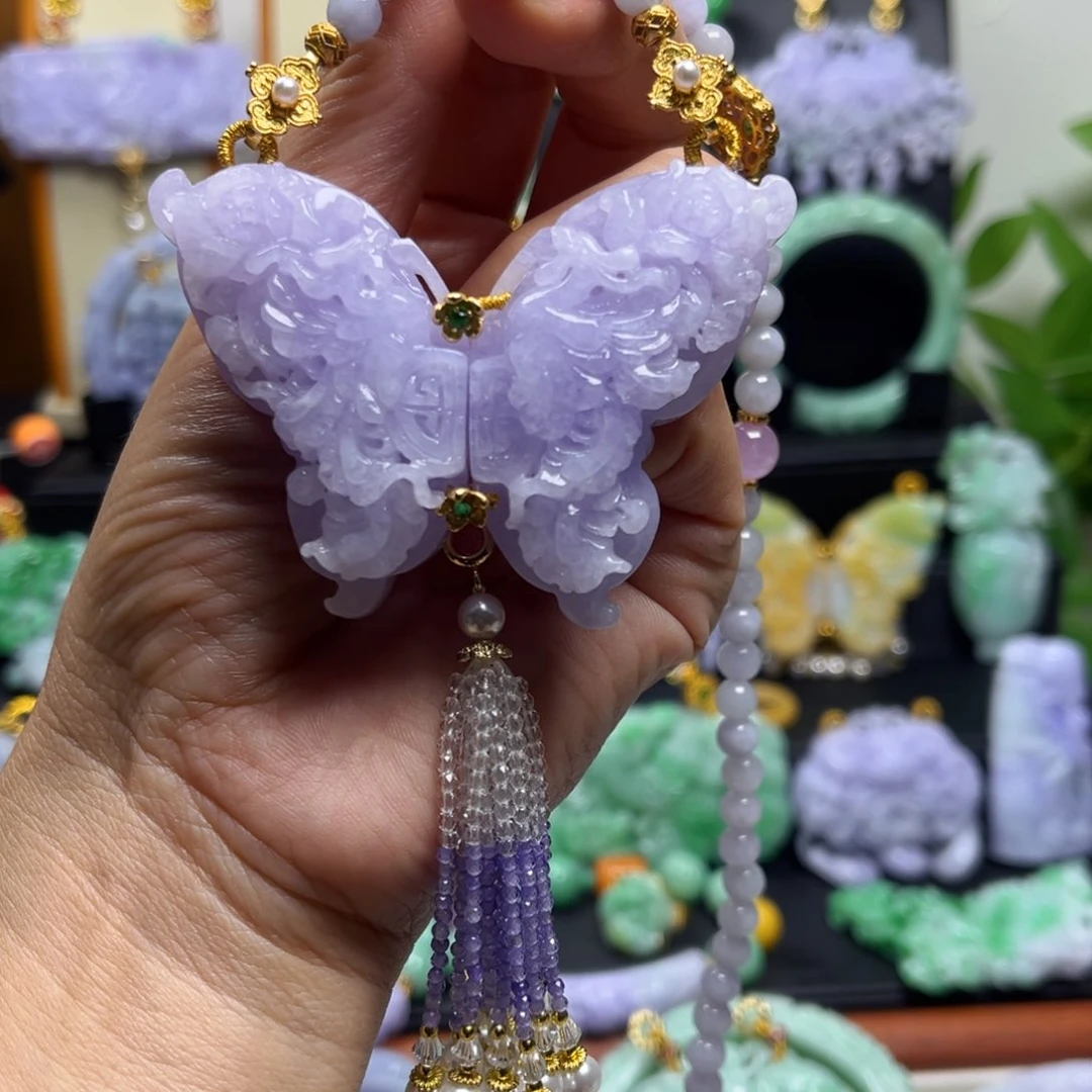 翡翠未镶嵌颈饰天然翡翠