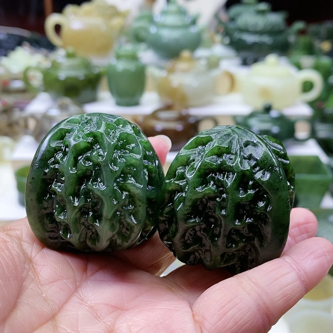 和田玉核桃未镶嵌