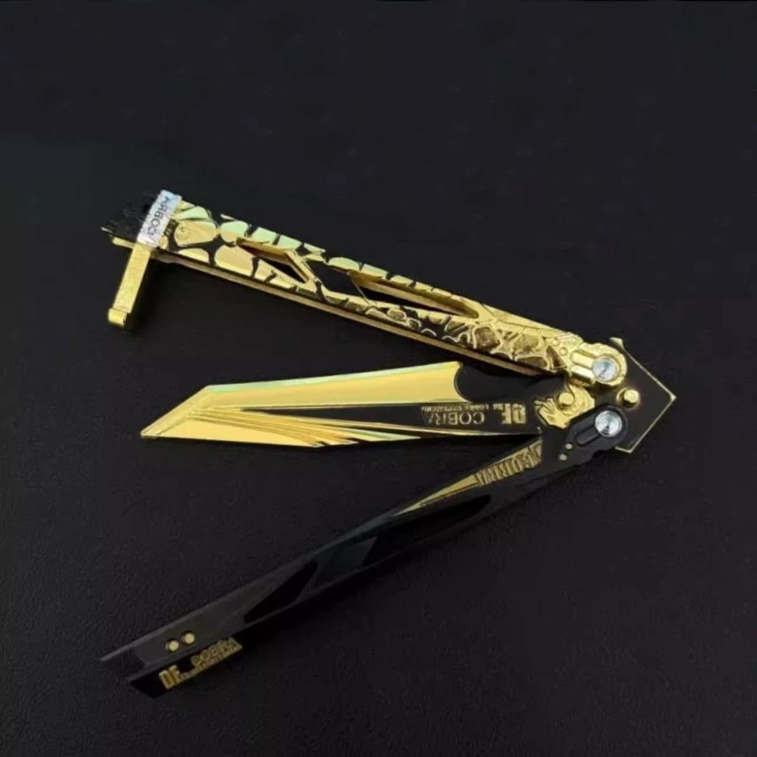 三角洲行动影锋武器蝴蝶同款可折叠合金模型周边玩具摆件送礼物