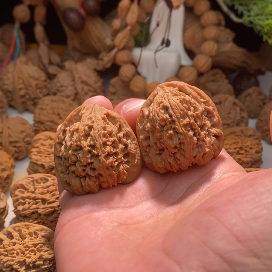 文玩核桃吊坠拉丝丑将41