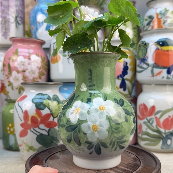 瓷片花瓶66565656556656556