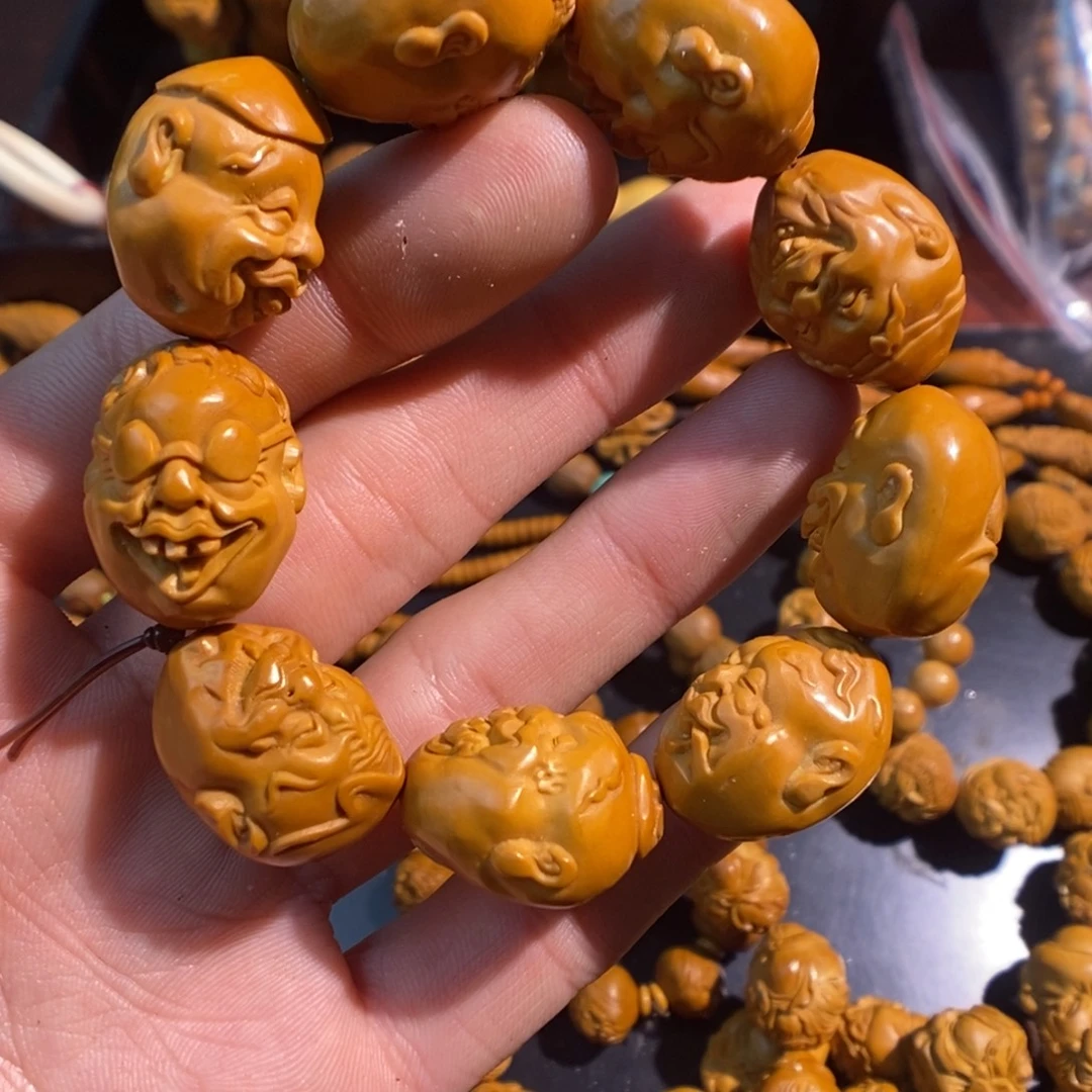 橄榄核手串/手链怪脸
